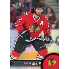 2 Duncan Keith Base Set 2017-18 Tim Hortons UD Upper Deck